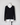 V NECK RAGLAN HIGH GAUGE SWEATER black